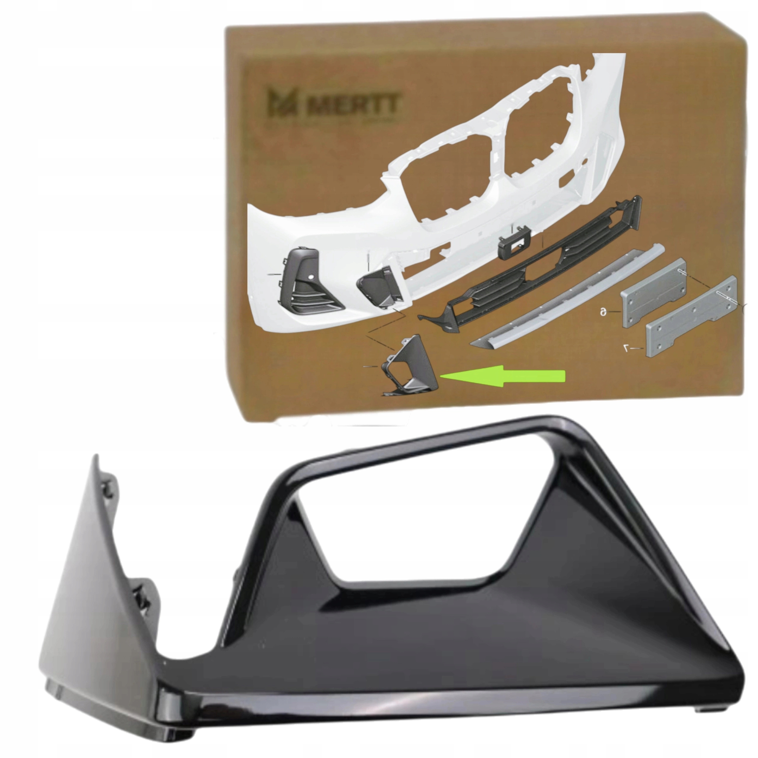 Bmw X3 G01 M Paket Lift Mřížka Nárazníku Krytka Předního Vstupu 8081214 Pravá