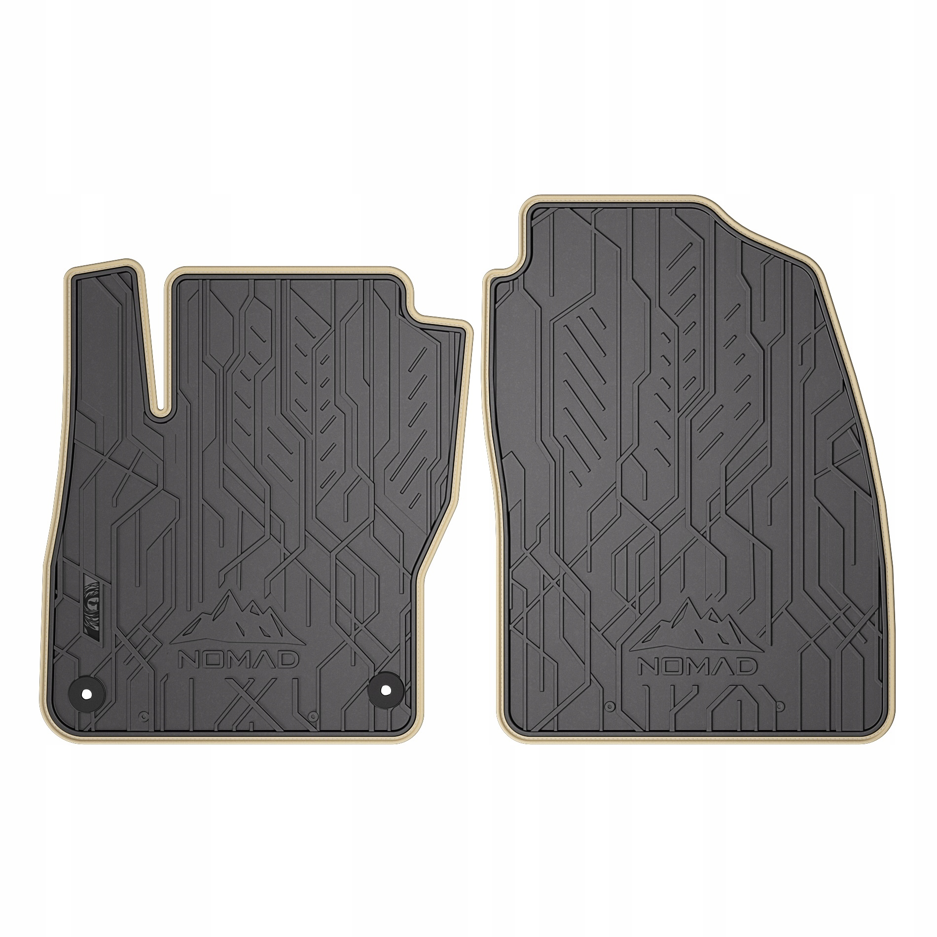 Gumové autokoberce Nomad Ford Focus II 2004-2011 béžové