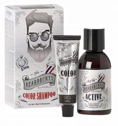 

Beardburys Color Shampoo 9G, szary szampon koloryz