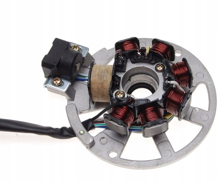 

Iskrownik Stator Stojan skutery 2T 7 Cewek 6 Kabli