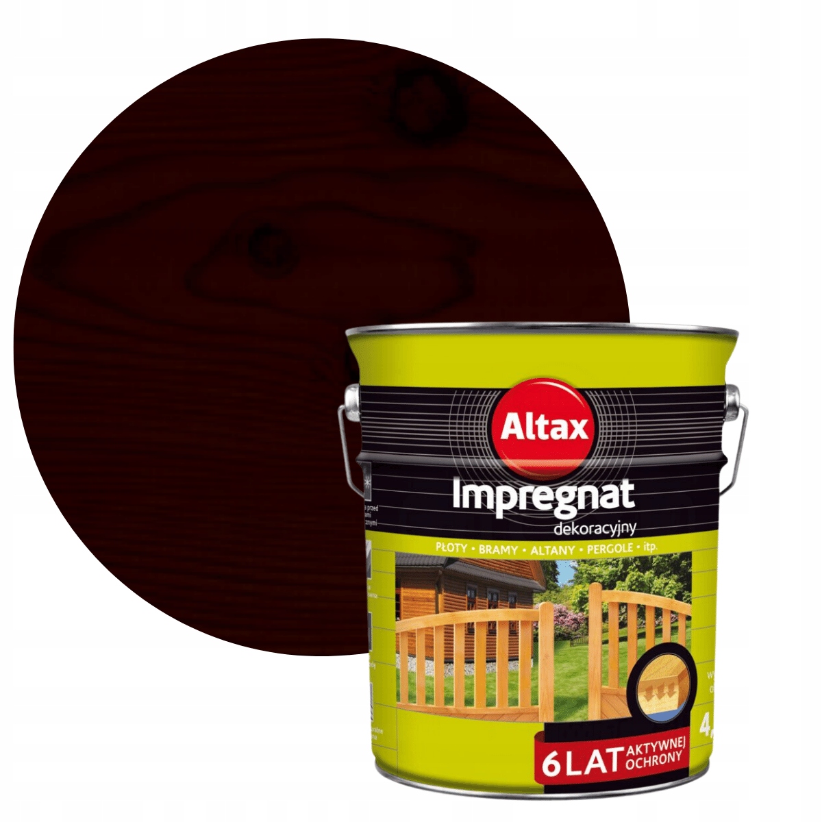 Altax Impregnat Dekoracyjny 4,5L Heban