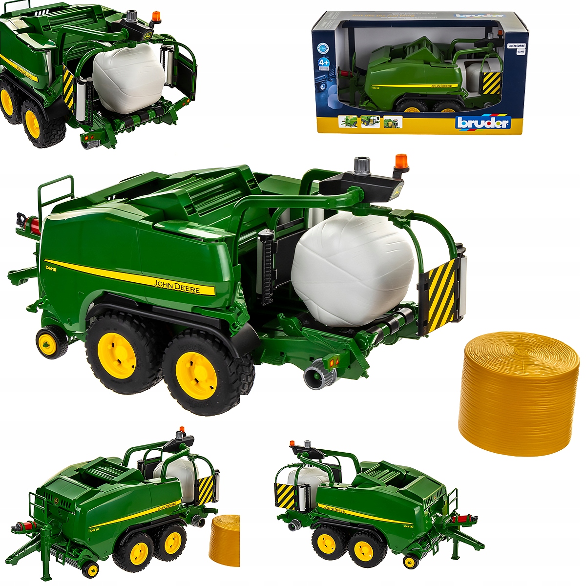 

Bruder 02032 Prasa rolujaca do słomy John Deere