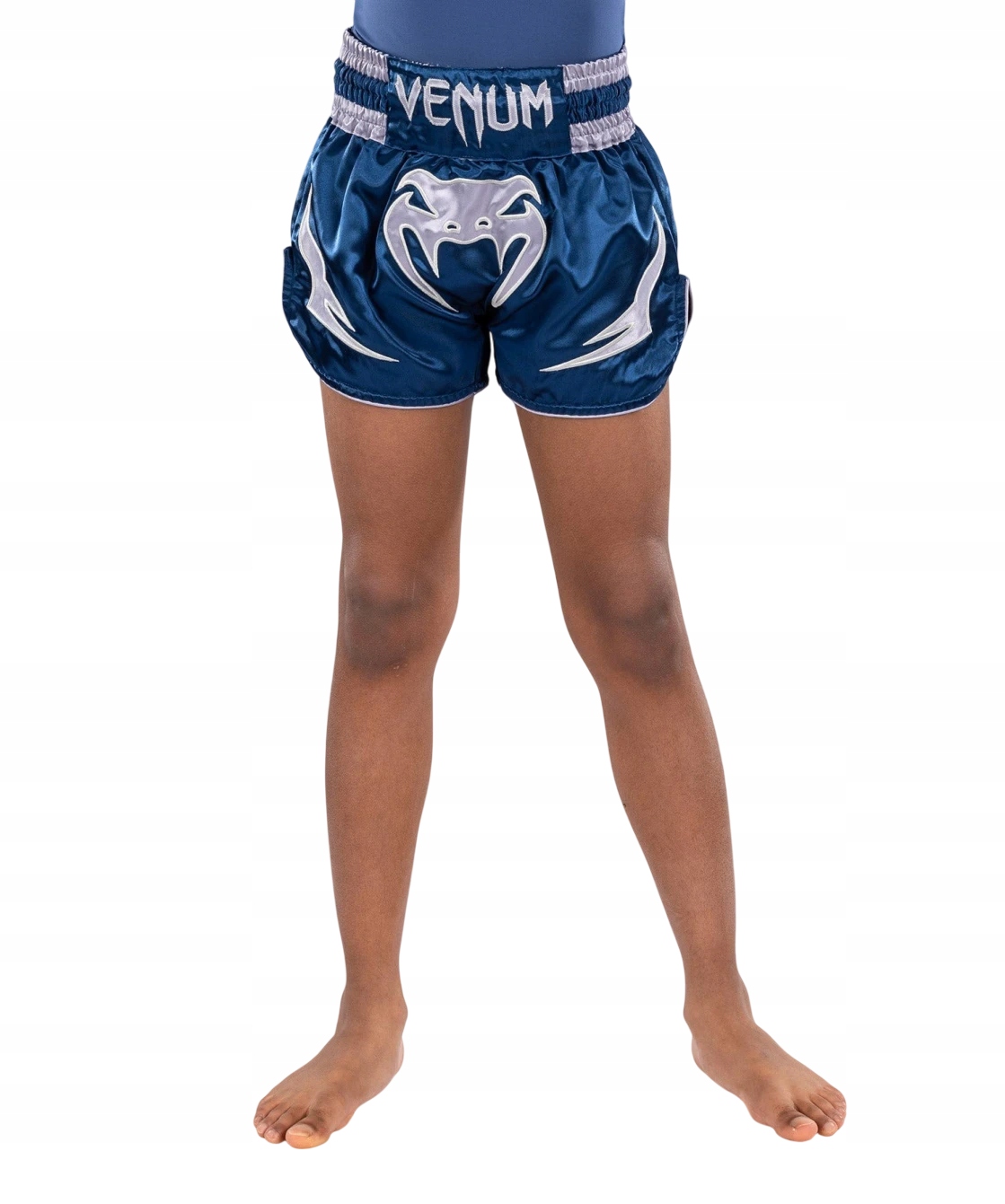spodenki dla dzieci muay thai venum inferno 12LAT Niebieski