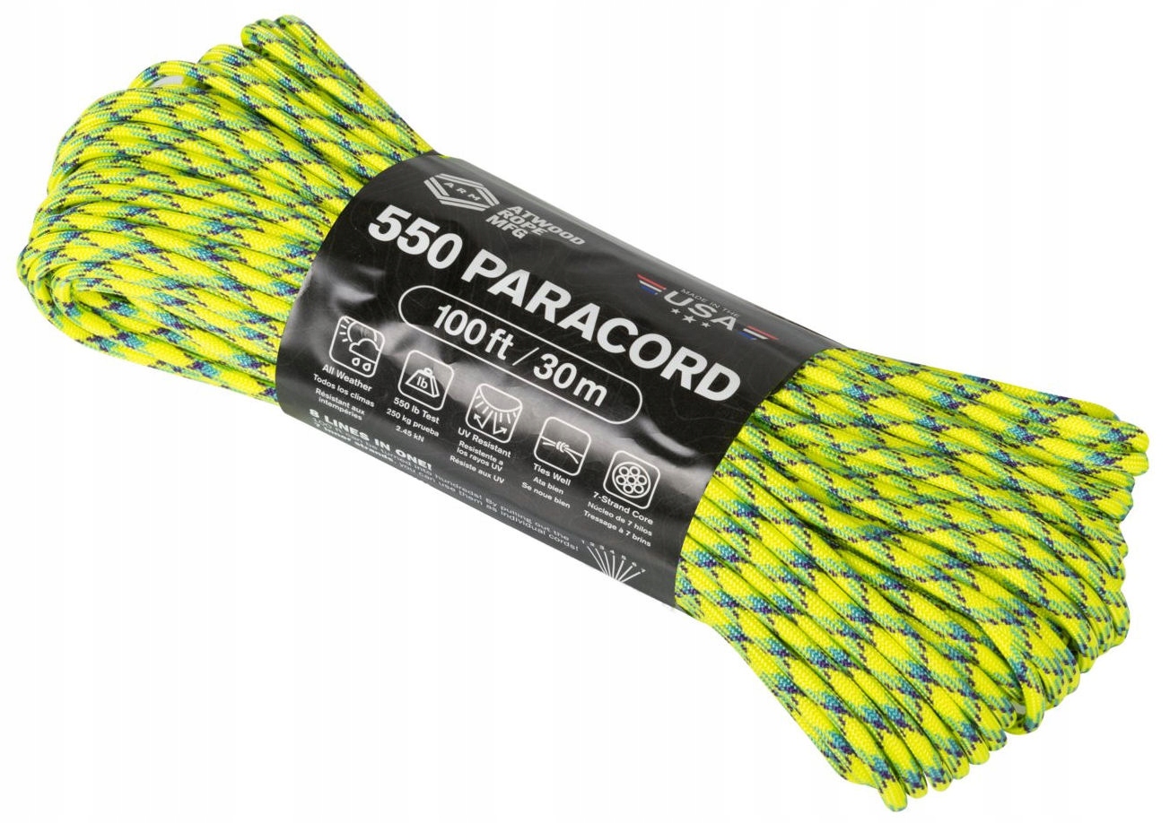 Linka Paracord - USA MIL-SPEC 550-7 - 4mm - 30m - Xanthoria