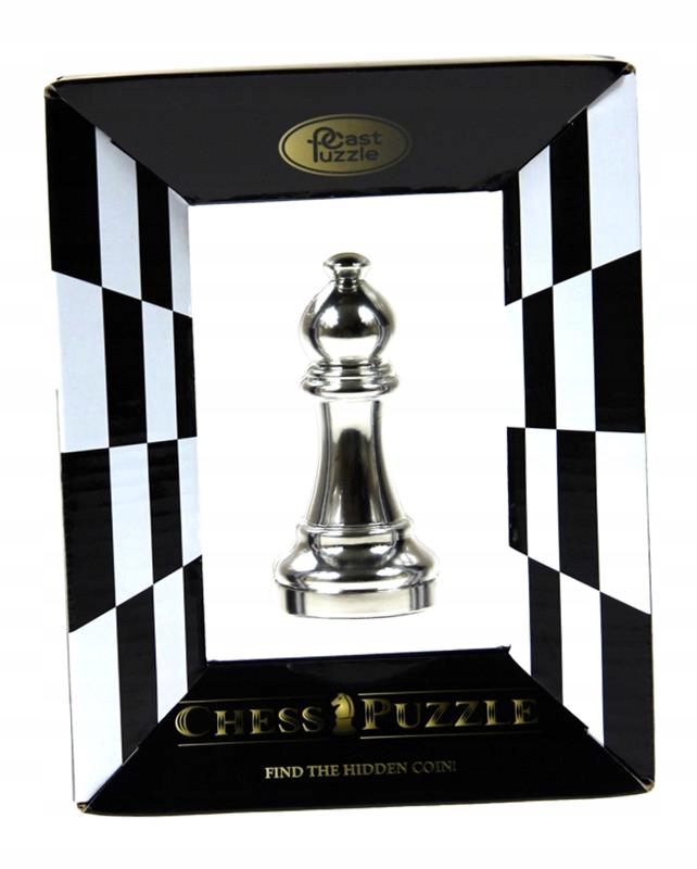 Łamigłówka Cast Bishop Goniec Szachy Silver