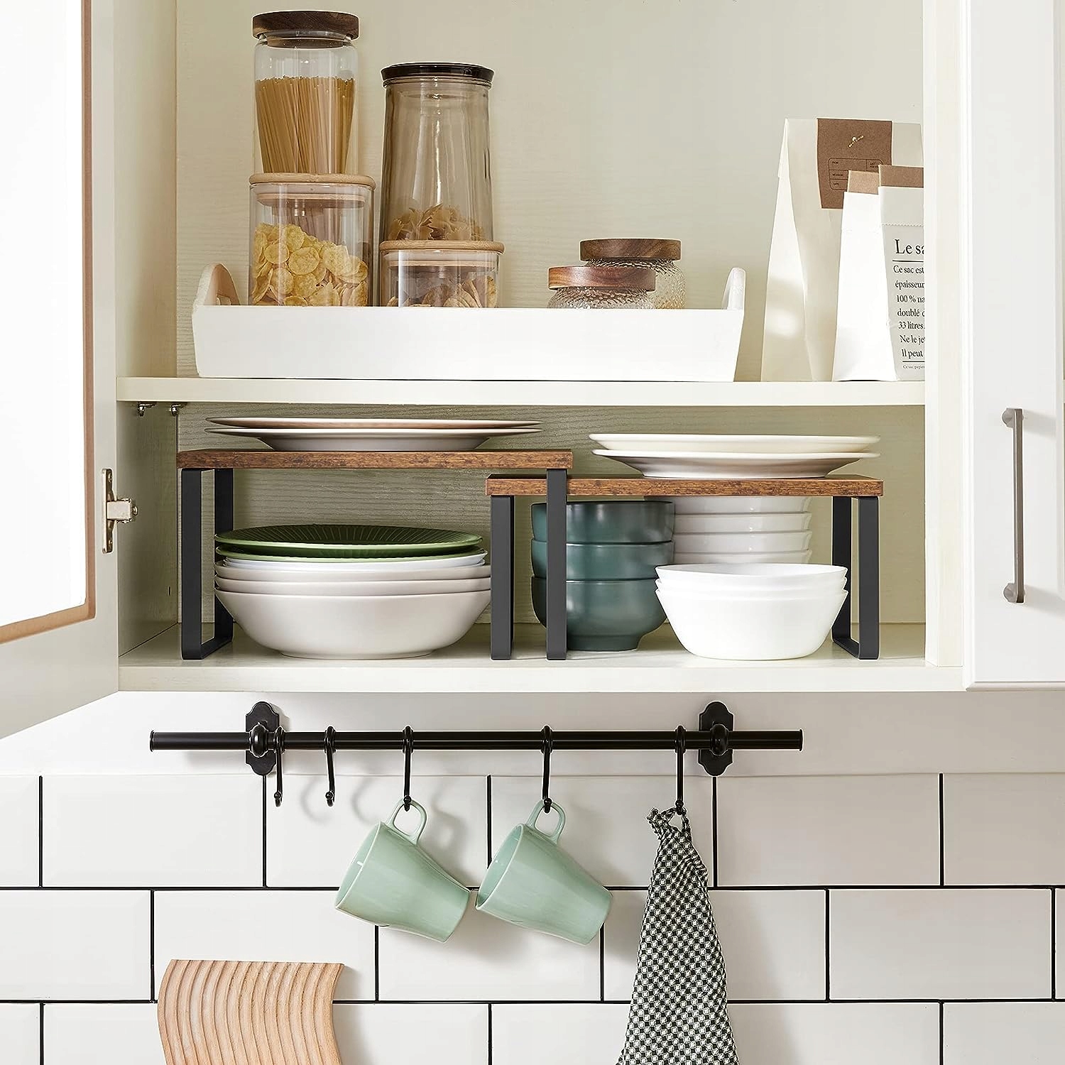 Organizer na blat kuchenny Półki stojące na blat ZESTAW dwóch półek na blat Marka inna