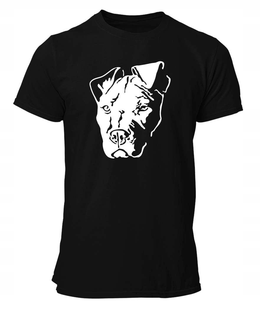 

Koszulka z nadrukiem Amstaf Pies T-shirt z psem