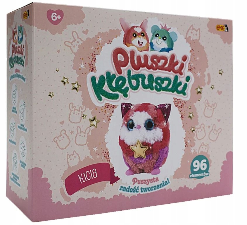 

Pluszak Maskotka Epee Pluszki Kłębuszki Kicia 96EL