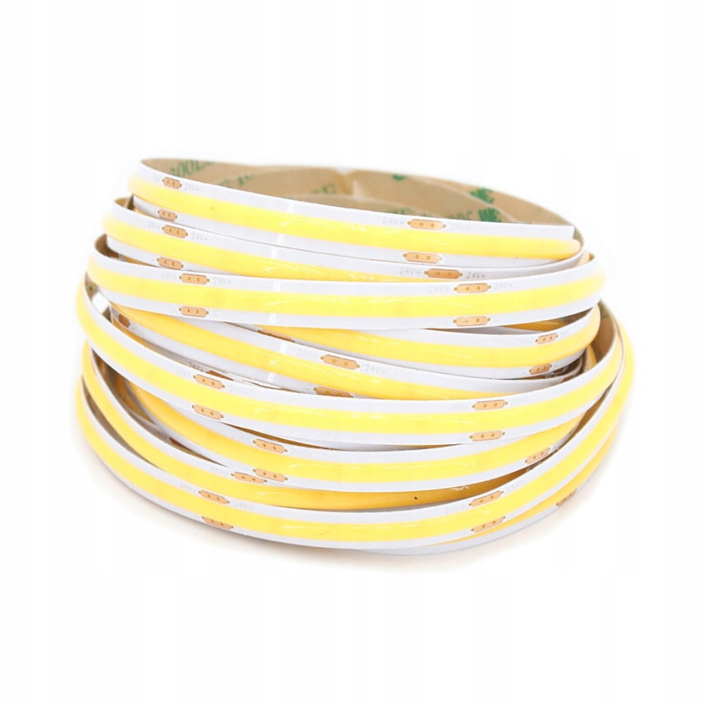 Taśma Led Cob 480D/m Biały Zimny 24V 50m Cała Rolka