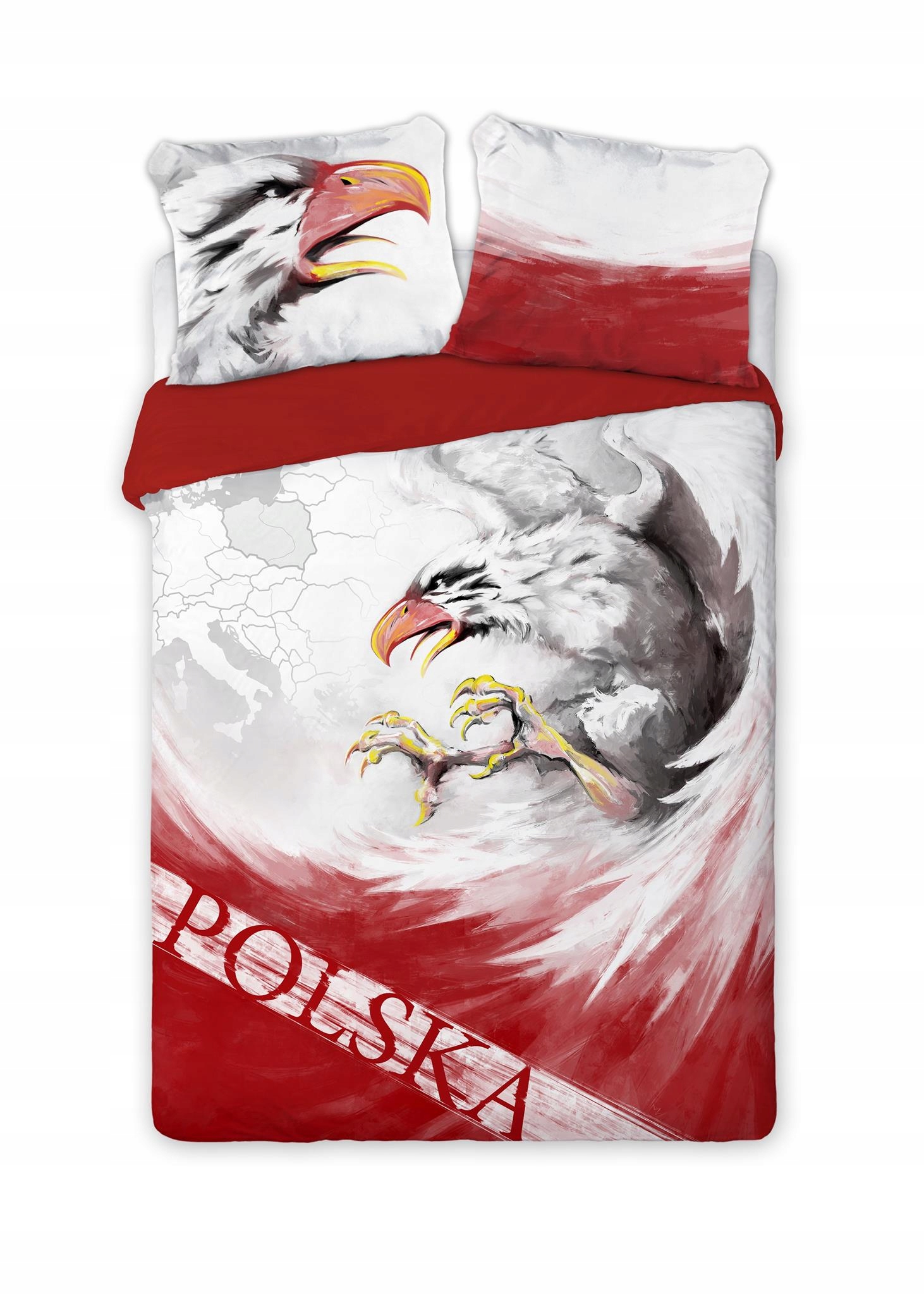 

Komplet pościeli 160/200 Flaga Polska bawełna