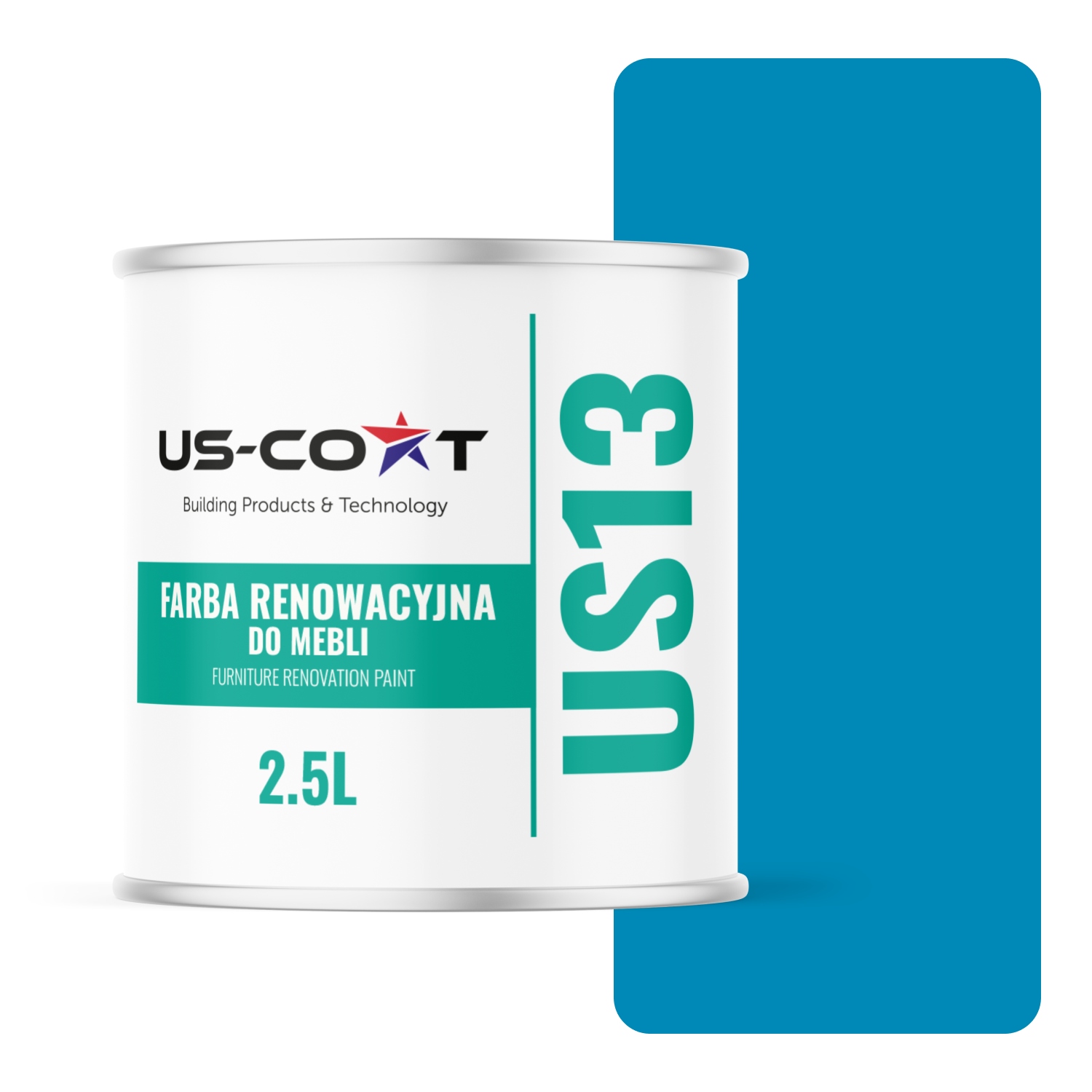 Farba Na Kuchynský Nábytok Na Prednej Strane Modrá Svetloružová 5012 Saténová 2,5 L