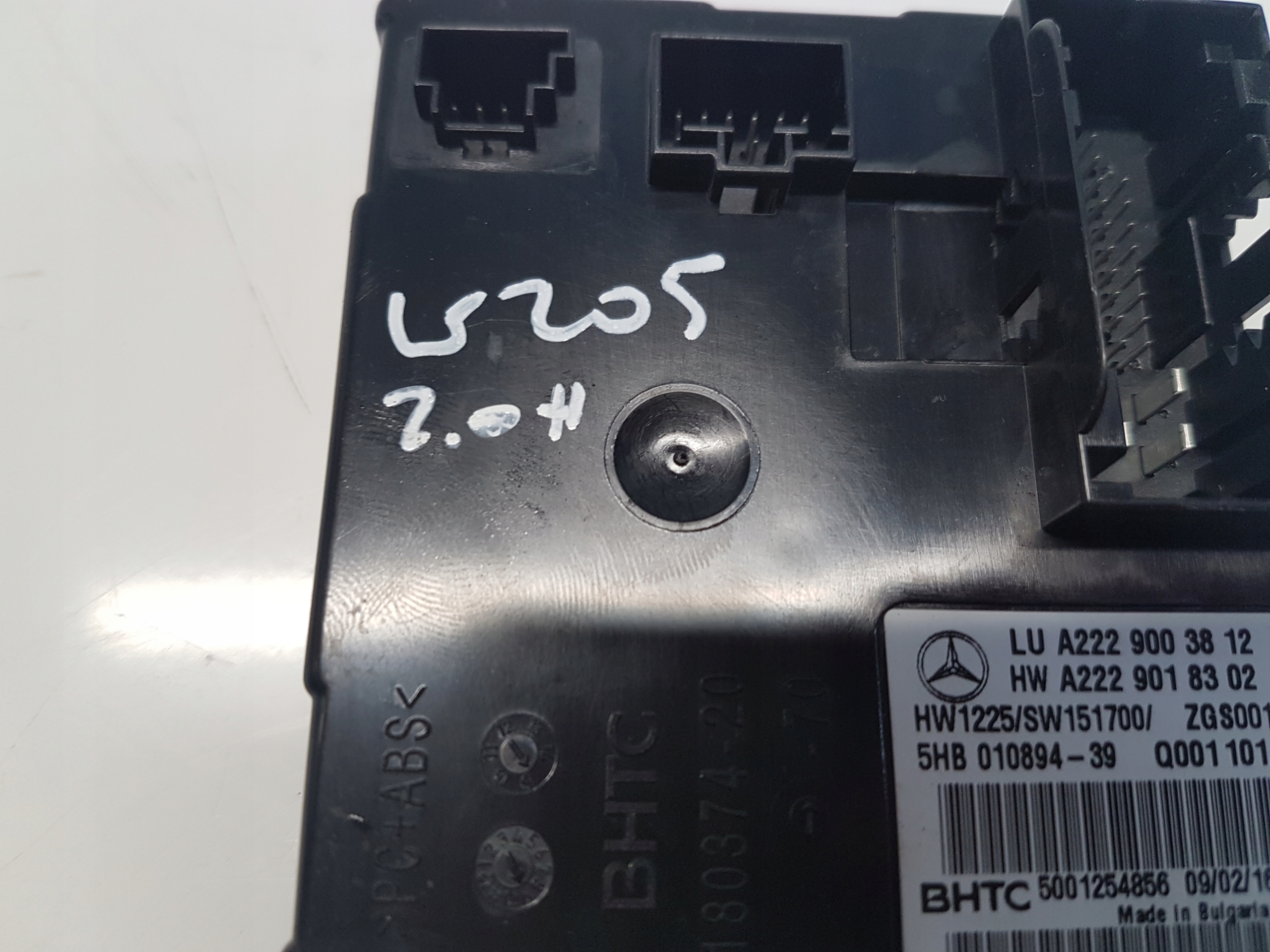 MERCEDES W205 2.0 CGI module control unit bhtc