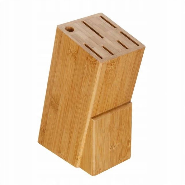 

Stojak na noże blok bambusowy 14x9x22cm Banquet