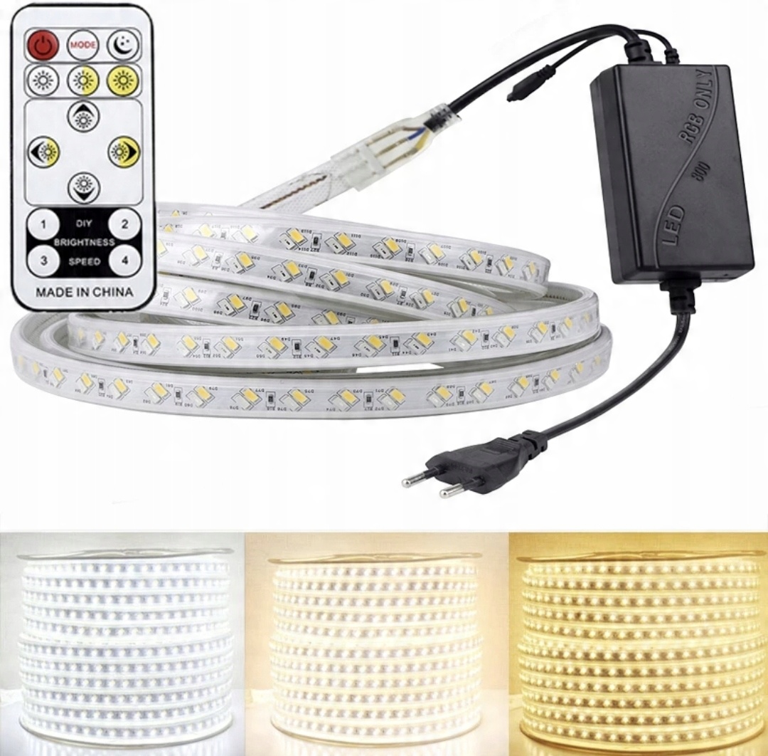 

Taśma Led 230V Zimna Ciepła Neutralna