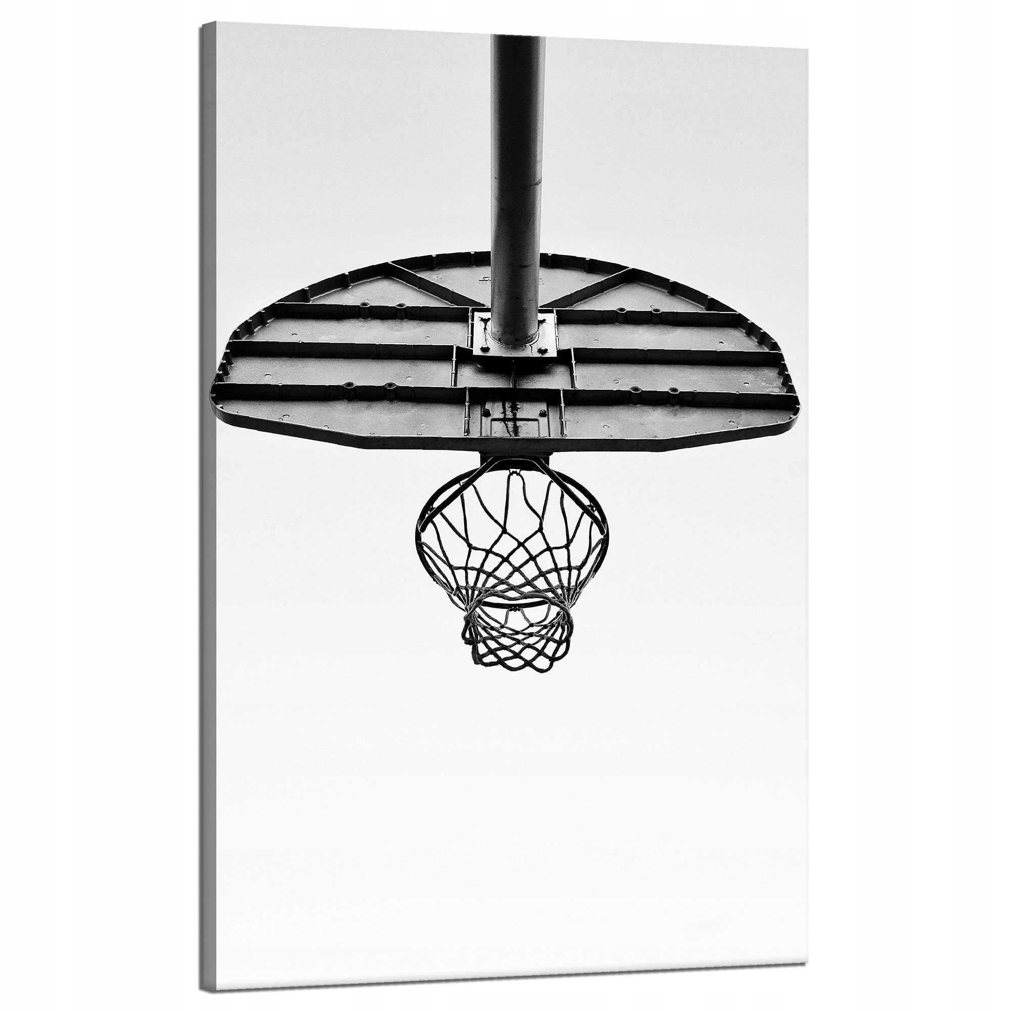 Obraz na plátně Pro Mládež koš Basketbal Černobílý 50x80