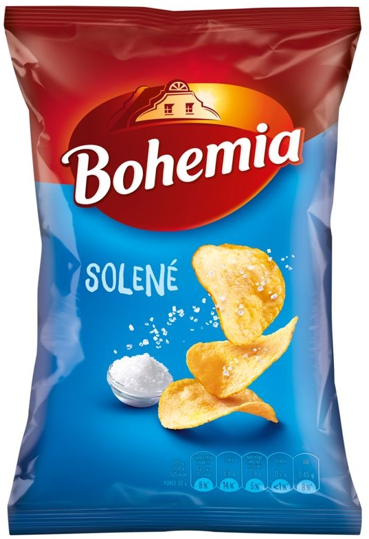 Levně Bohemia Chips solené 60g