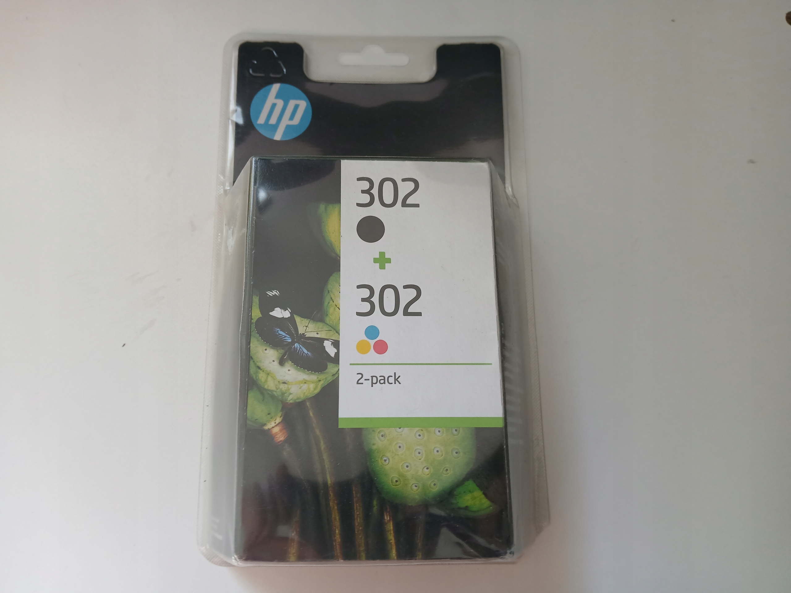 2 x inkoust Hp 302 Black barva Originál