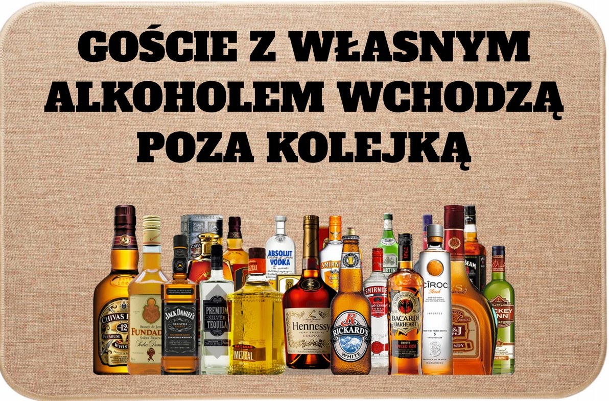 Lněná Rohožka Pro Hosty S Vlastním Alkoholem Se Dostane Mimo Frontu