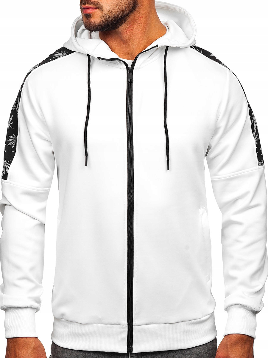 

Bluza Męska Z Kapturem Biała 27B8120 Denley_l