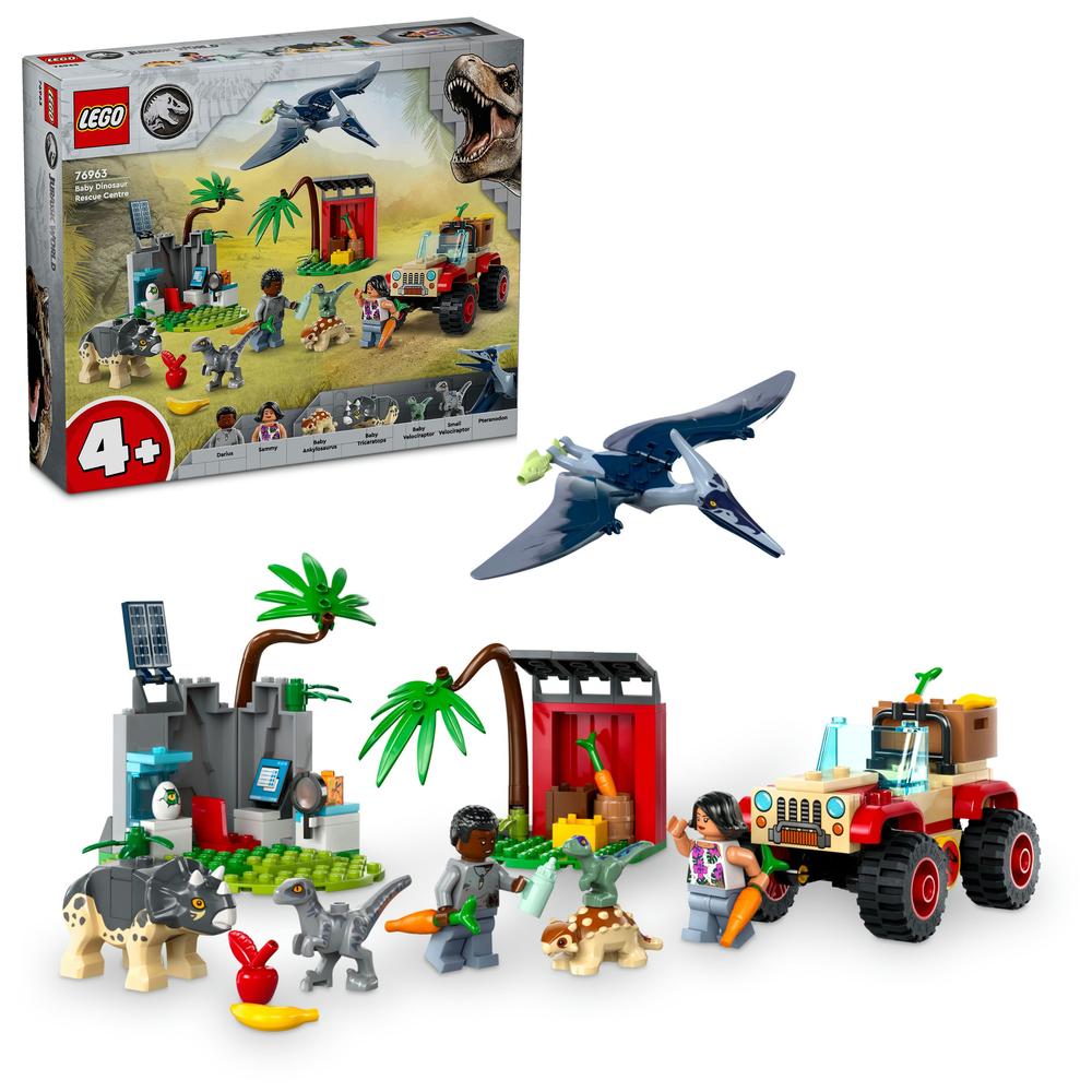 Lego Jurassic World 76963 Záchranářské středisko pro dinosauří mláďata