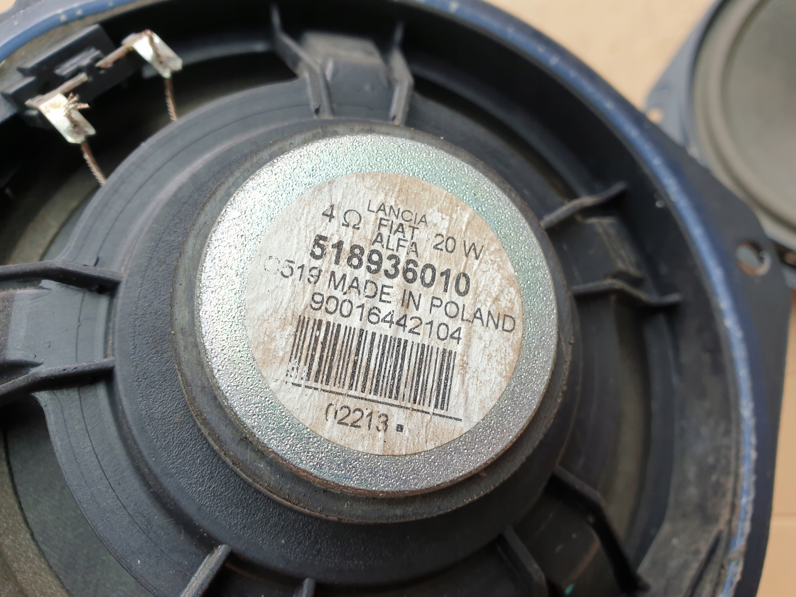 speaker front FIAT PANDA III 2012- 518936010