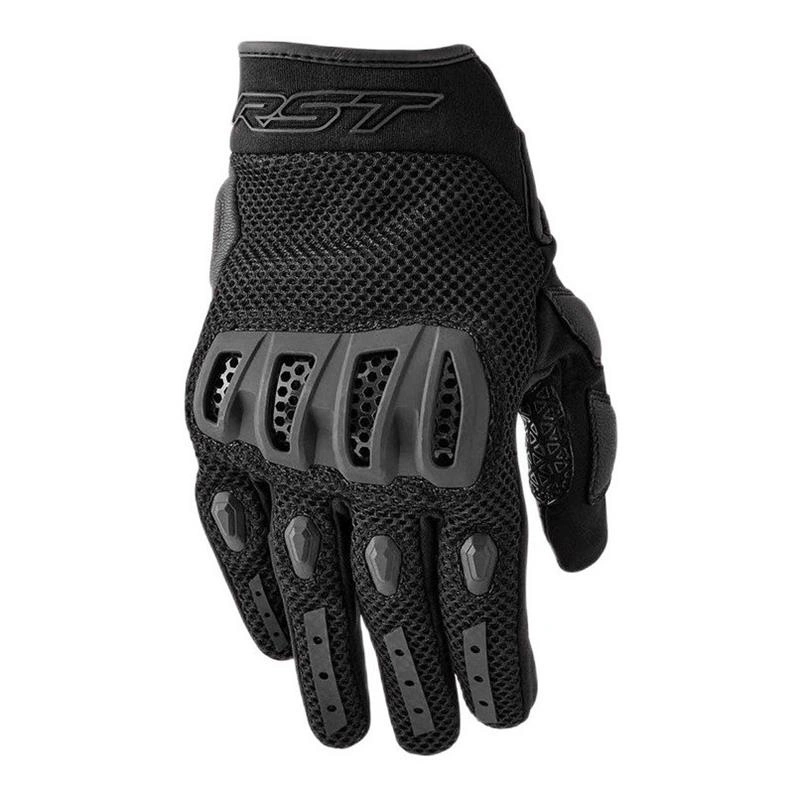 Motocyklové rukavice krátke Rst Vortek Black čierne Darček