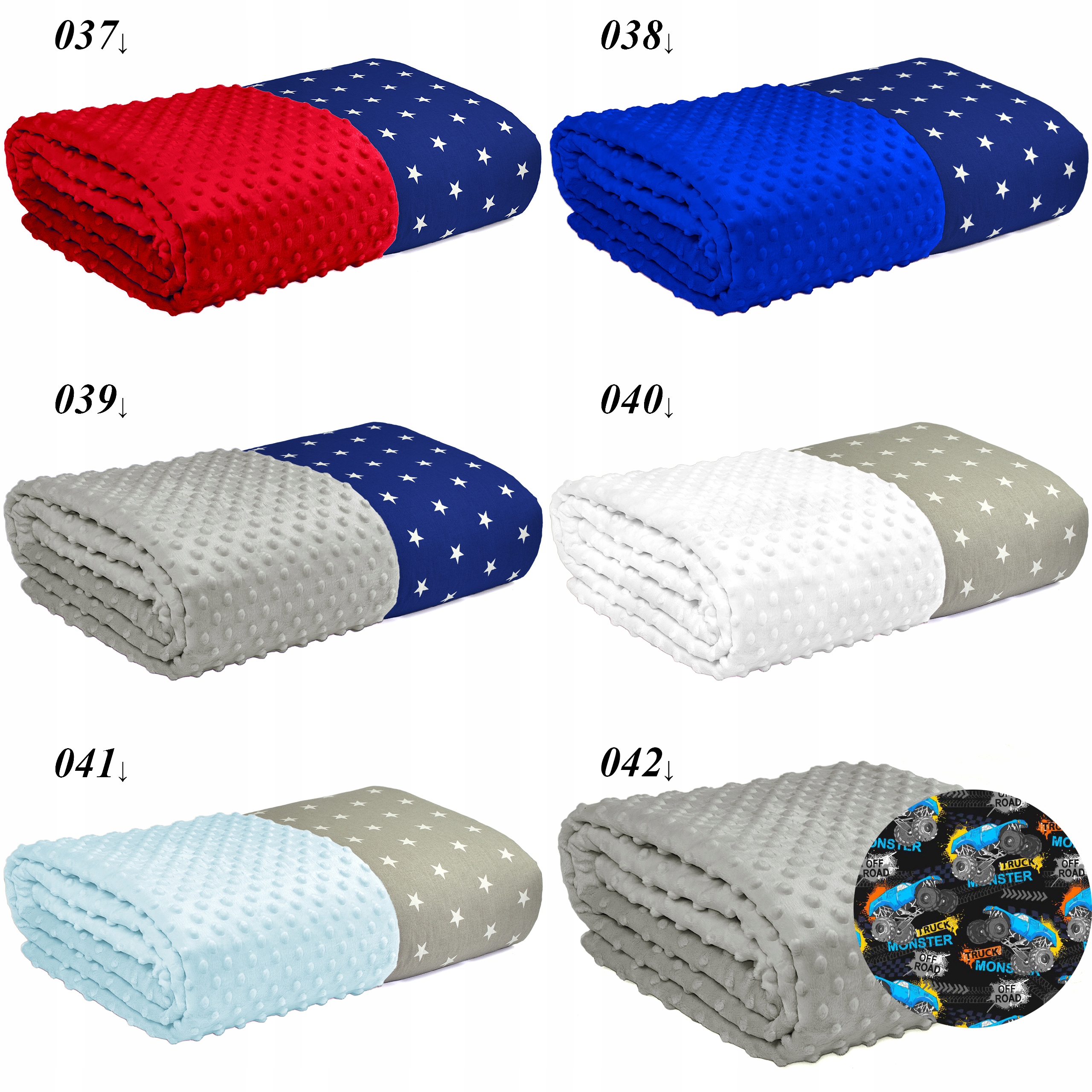 Ochraniacz Kocyk Kołderka Poduszka Minky Komplet Płeć chłopcy dziewczynki