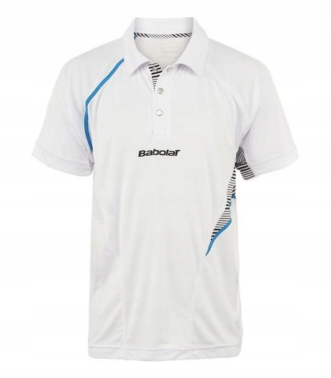 Koszulka Chłopięca Babolat Performance Polo Boy White 128
