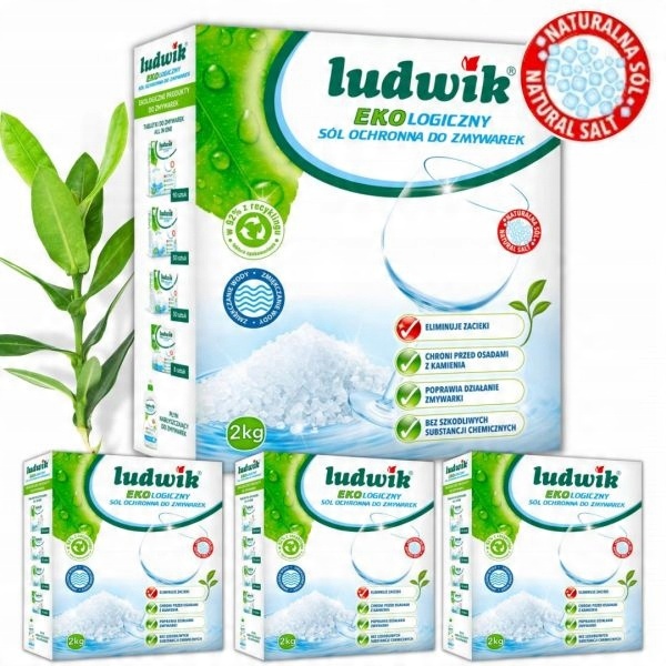

Sól do zmywarki Ludwik Ekologiczny 2 kg x 4 sztuki