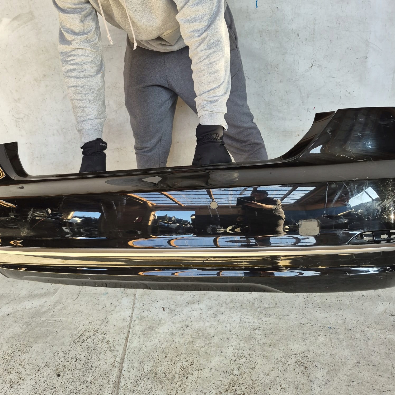 AUDI A5 II 2 8W 16-19 bumper rear part rear PDC