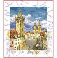 Kanva s potiskem sada (kanva, mulina)