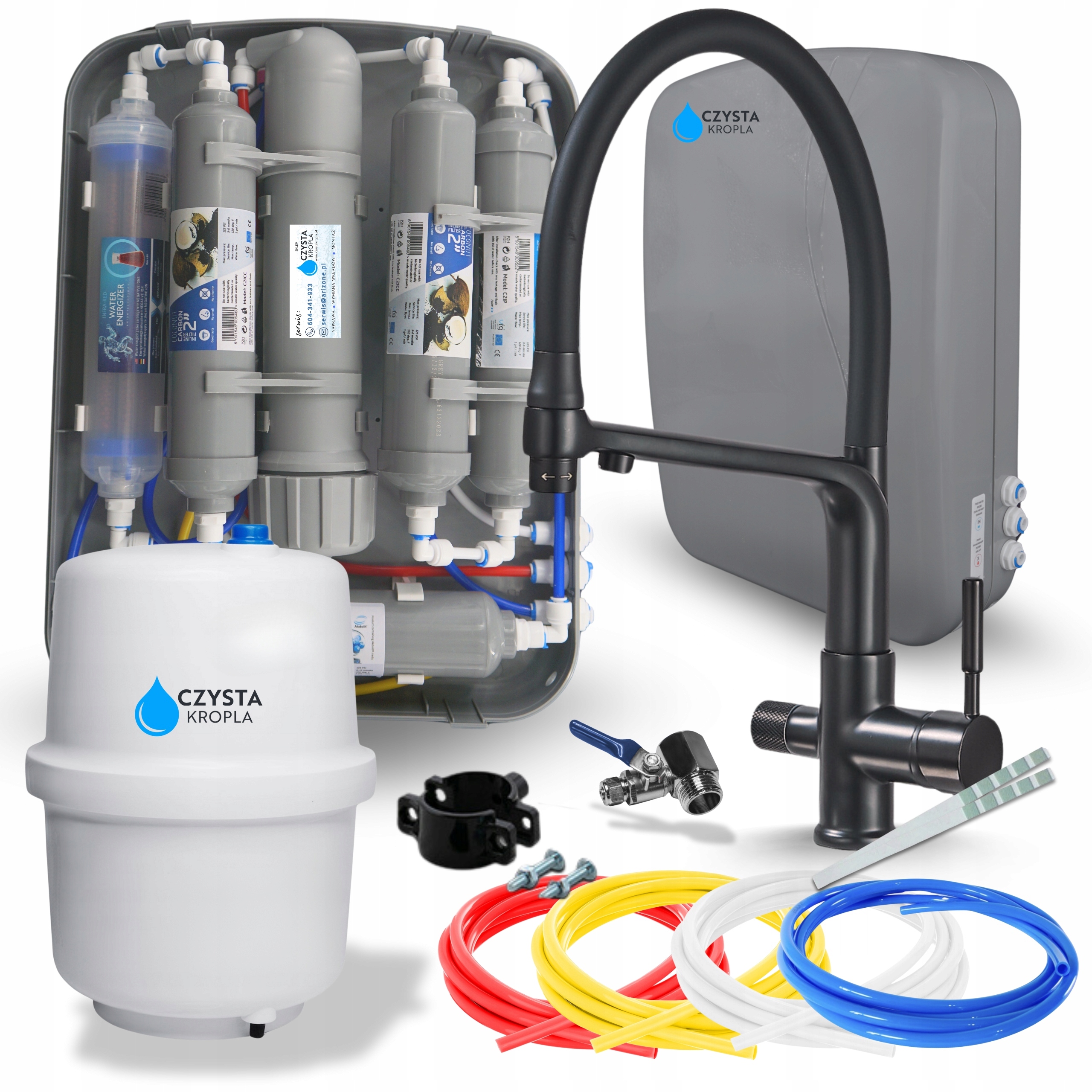 Systém Ro reverznej osmózy, zariadenie na štruktúrovanie vody, kohútik, sada