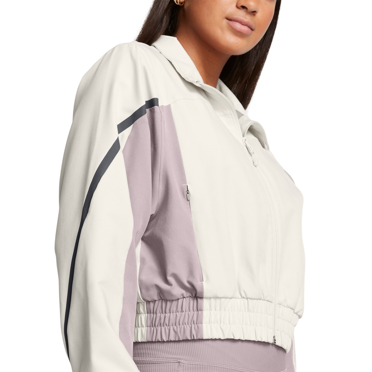 Under Armour Dámská bunda Unstoppable Crop Jacket bílá