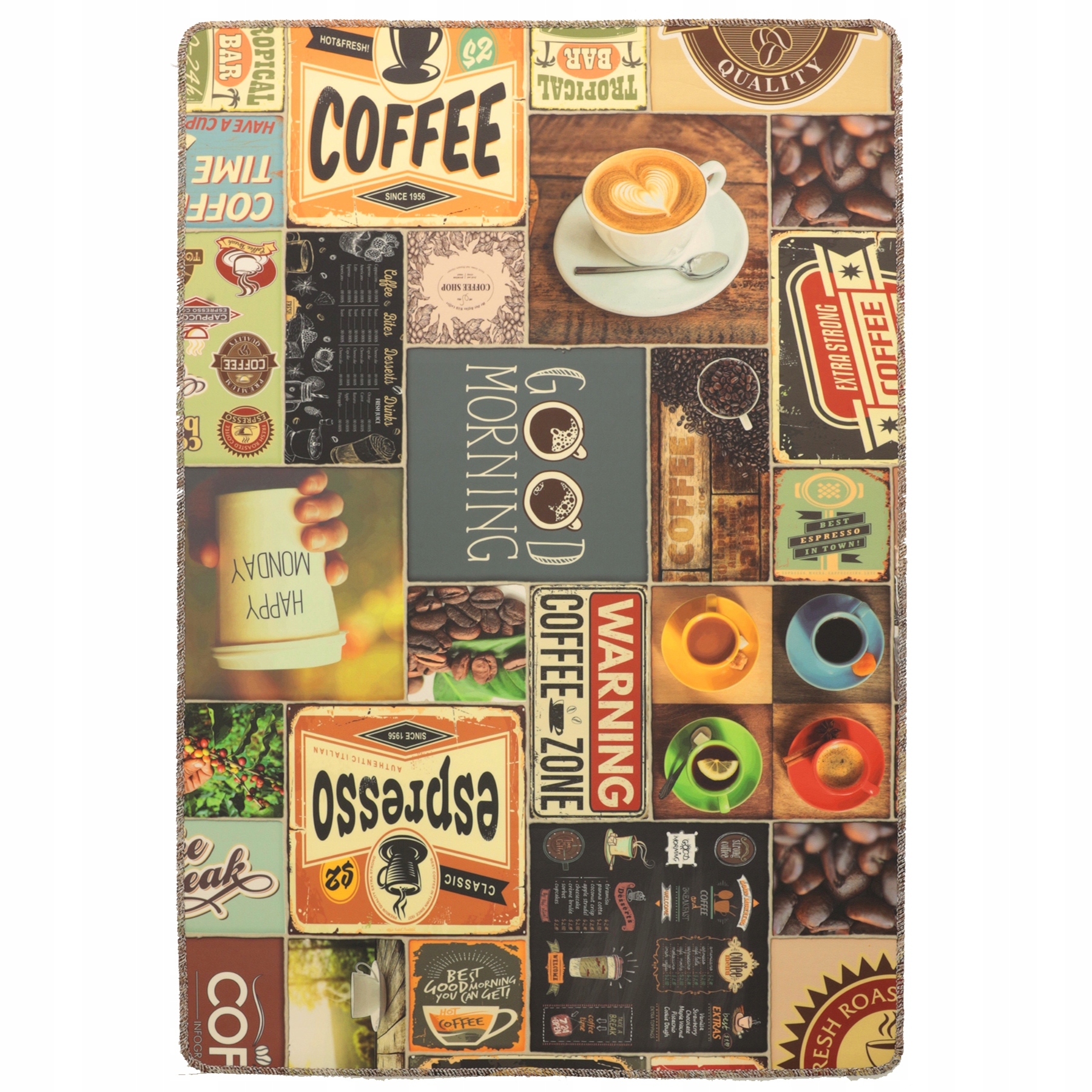 Koberec Do Kuchyně Měkký Kuchyňský Koberec Odolný Proti Skvrnám Vinylový 150 X 120 CM