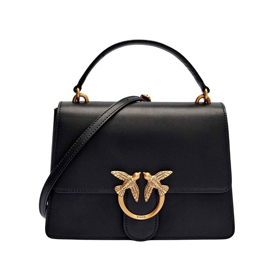 Pinko Černá psaníčko Love One Top Handle Mini Light