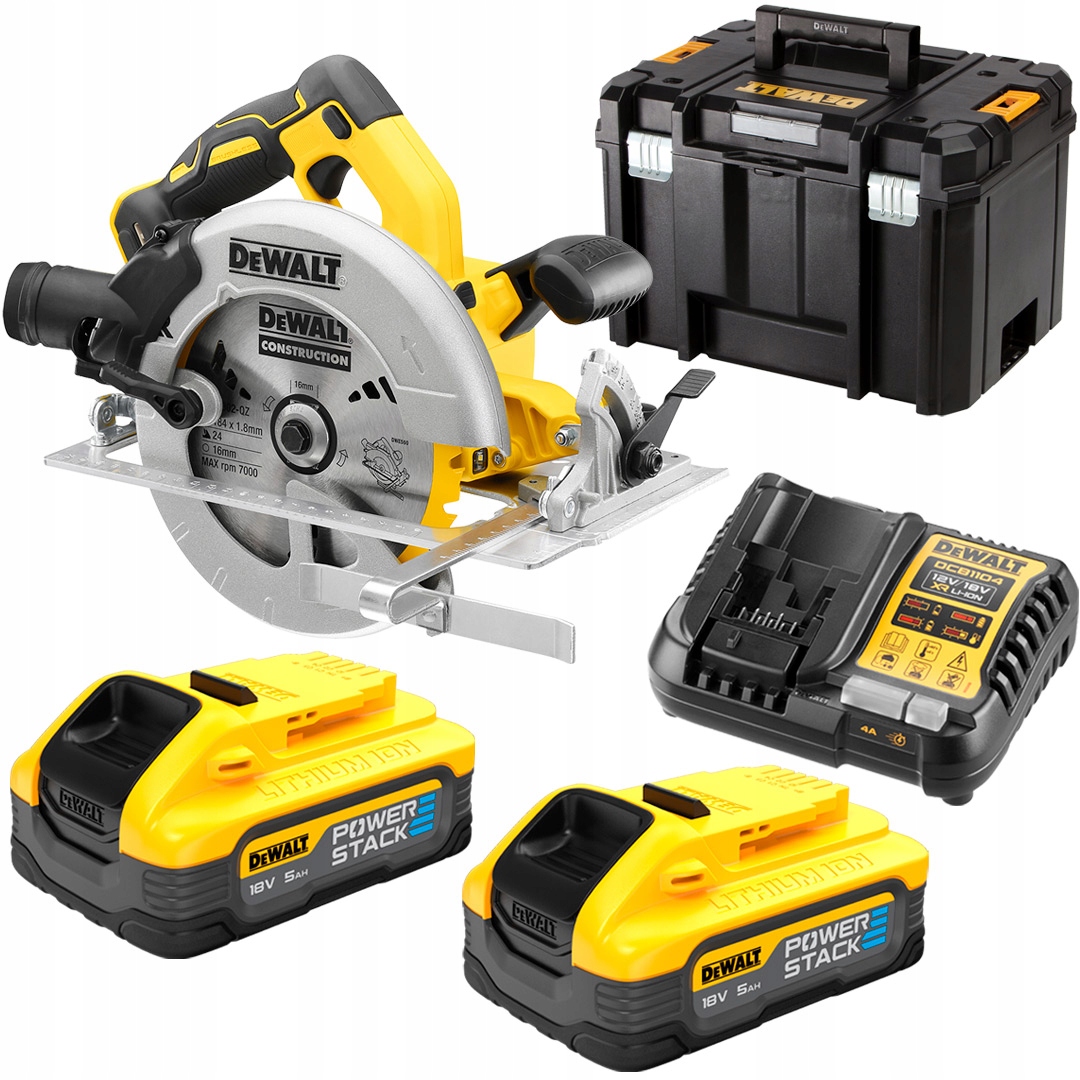 Pilarka Tarczowa Ręczna Akumulatorowa Dewalt DCS570H2T 2X5,0Ah Powerstack