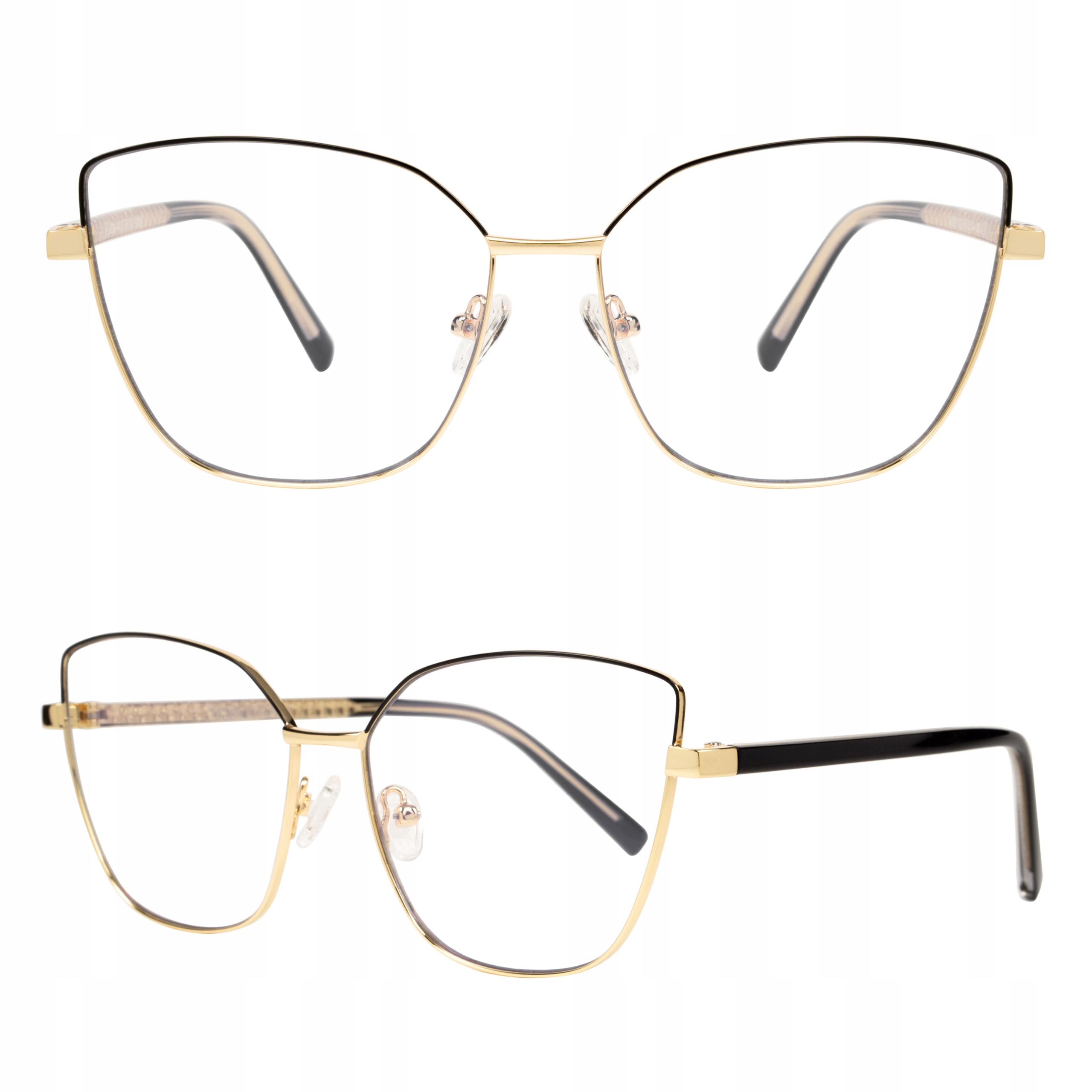 

Okulary Zerówki Damskie Kocie Kobiece Blue Block