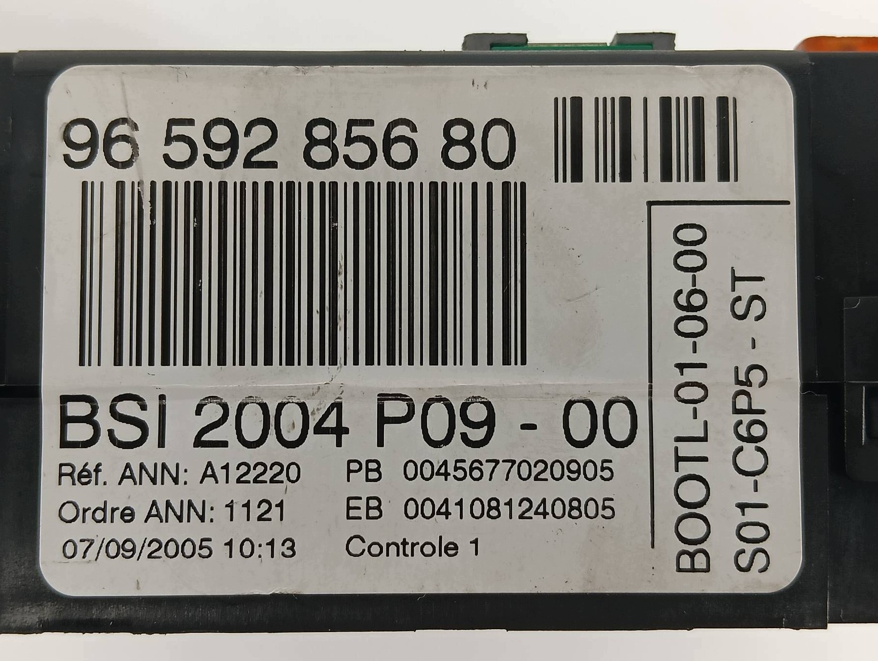Scatola BSI 9659285680 P09 Citroen C2 e (2003-2009)