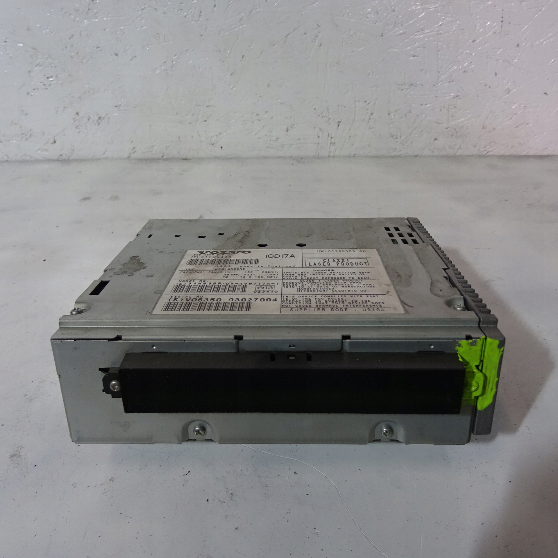 VOLVO S40 RADIO 31285448