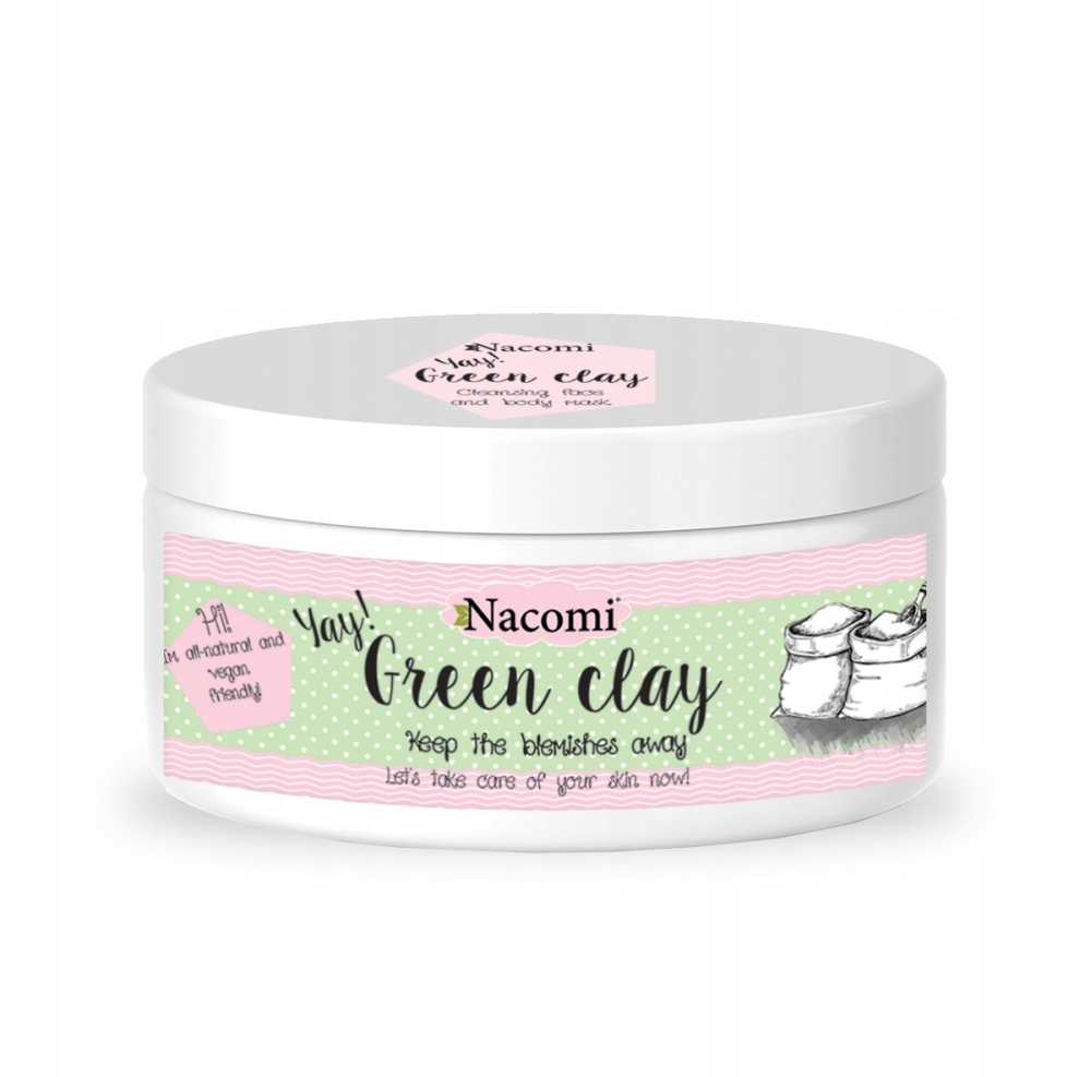 

Nacomi Clay zielona glinka nawilżająca 65g