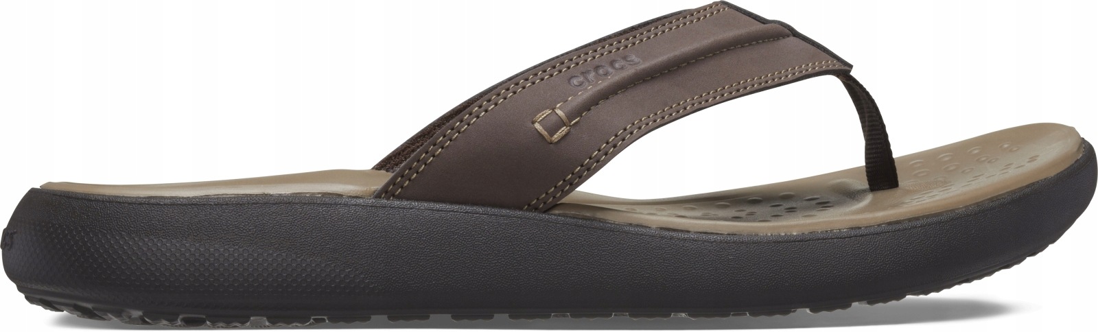 Pánské žabky Crocs Yukon Vista II Lr Flip hnědá 43-44