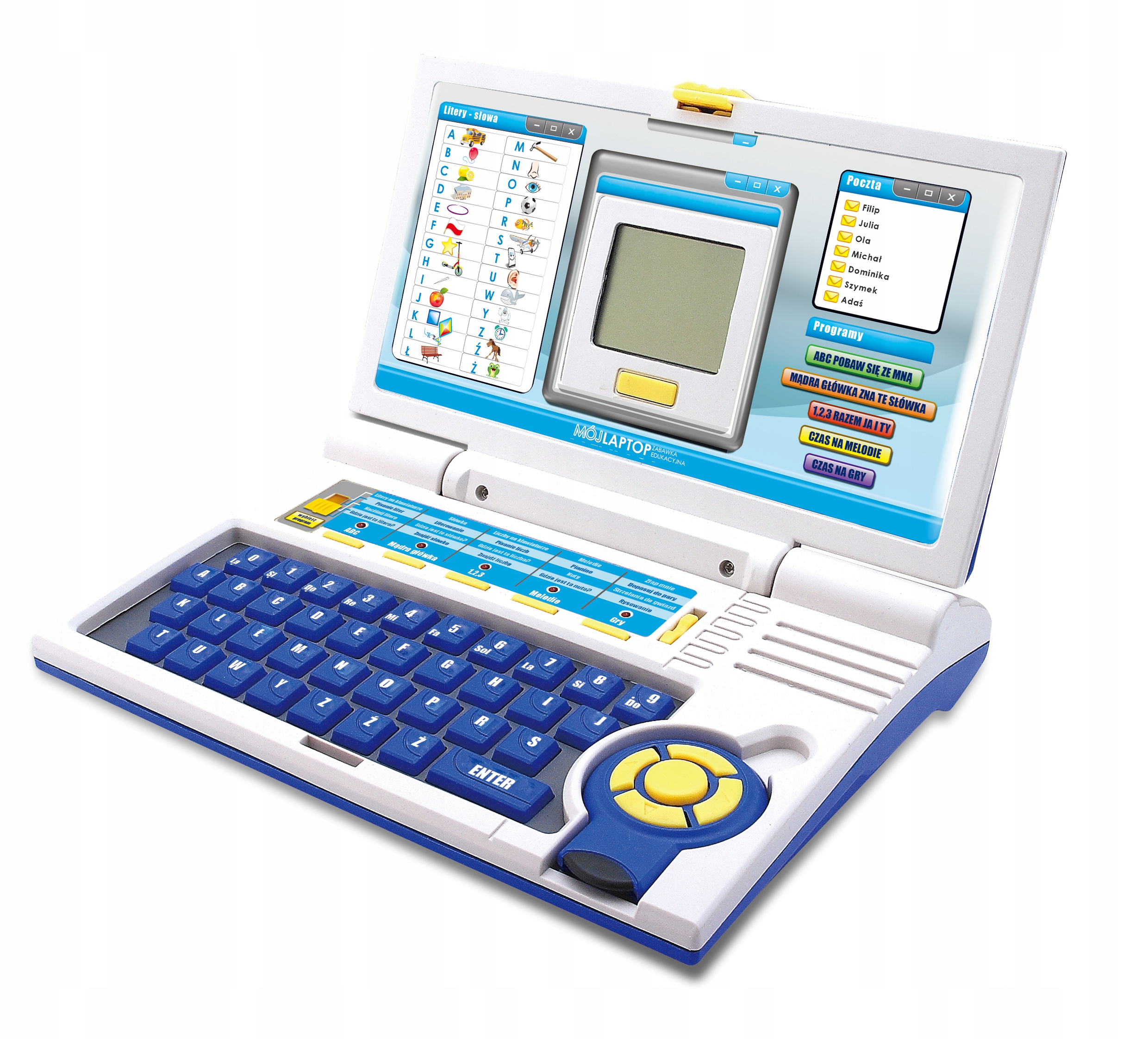 

Laptop Edukacyjny Z Myszką 20 Programów J.polski