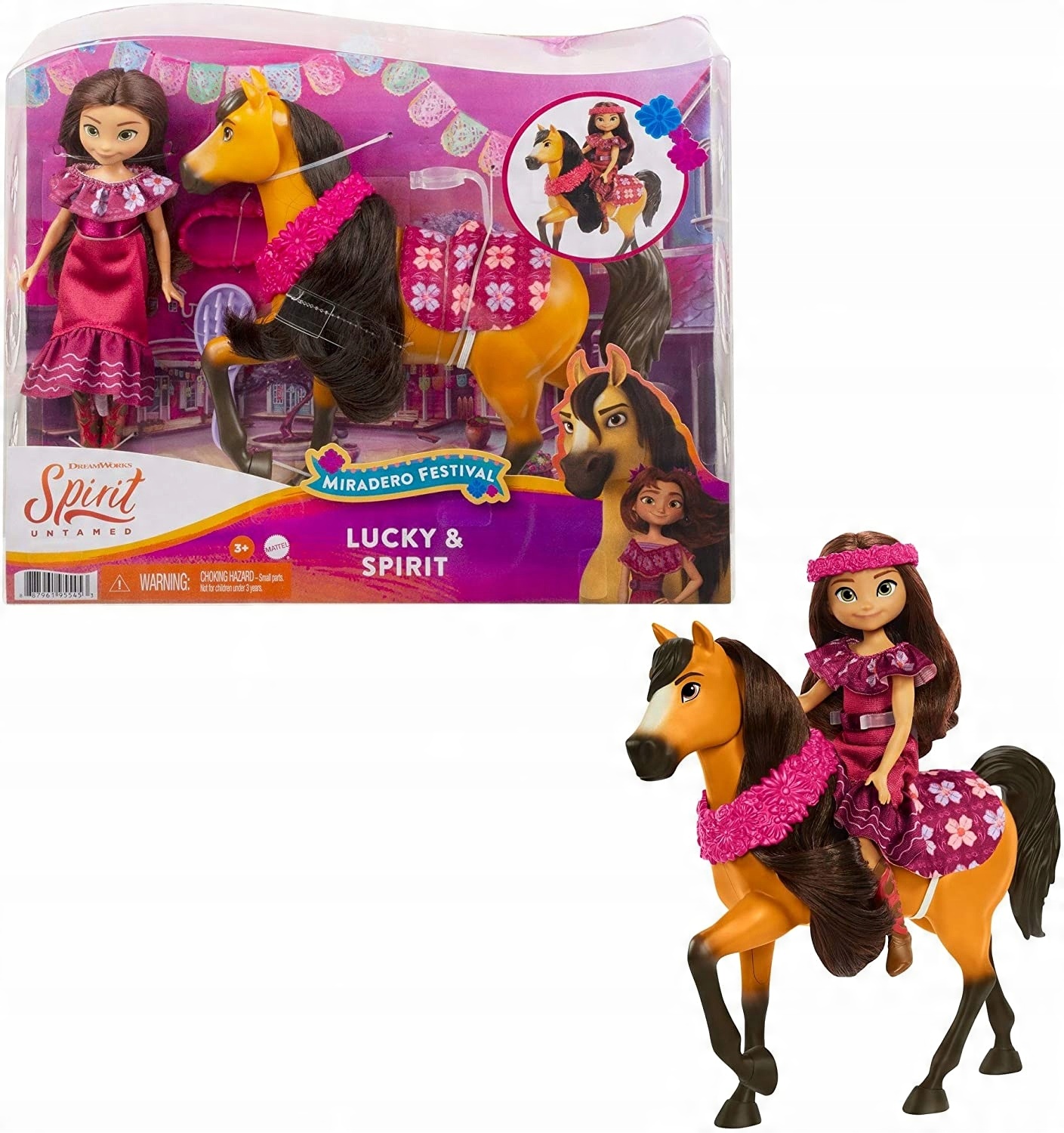 

Mustang Duch wolności Lalka Lucky koń Spirit