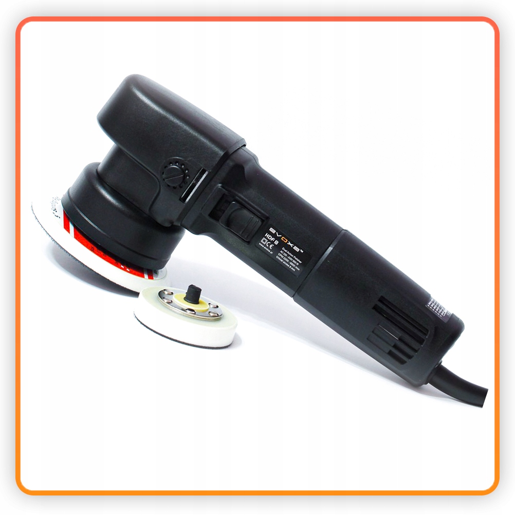 Polerka Samochodowa Maszyna Polerska HDF8 Dual Action 850W EVOXA Zasilanie sieciowe