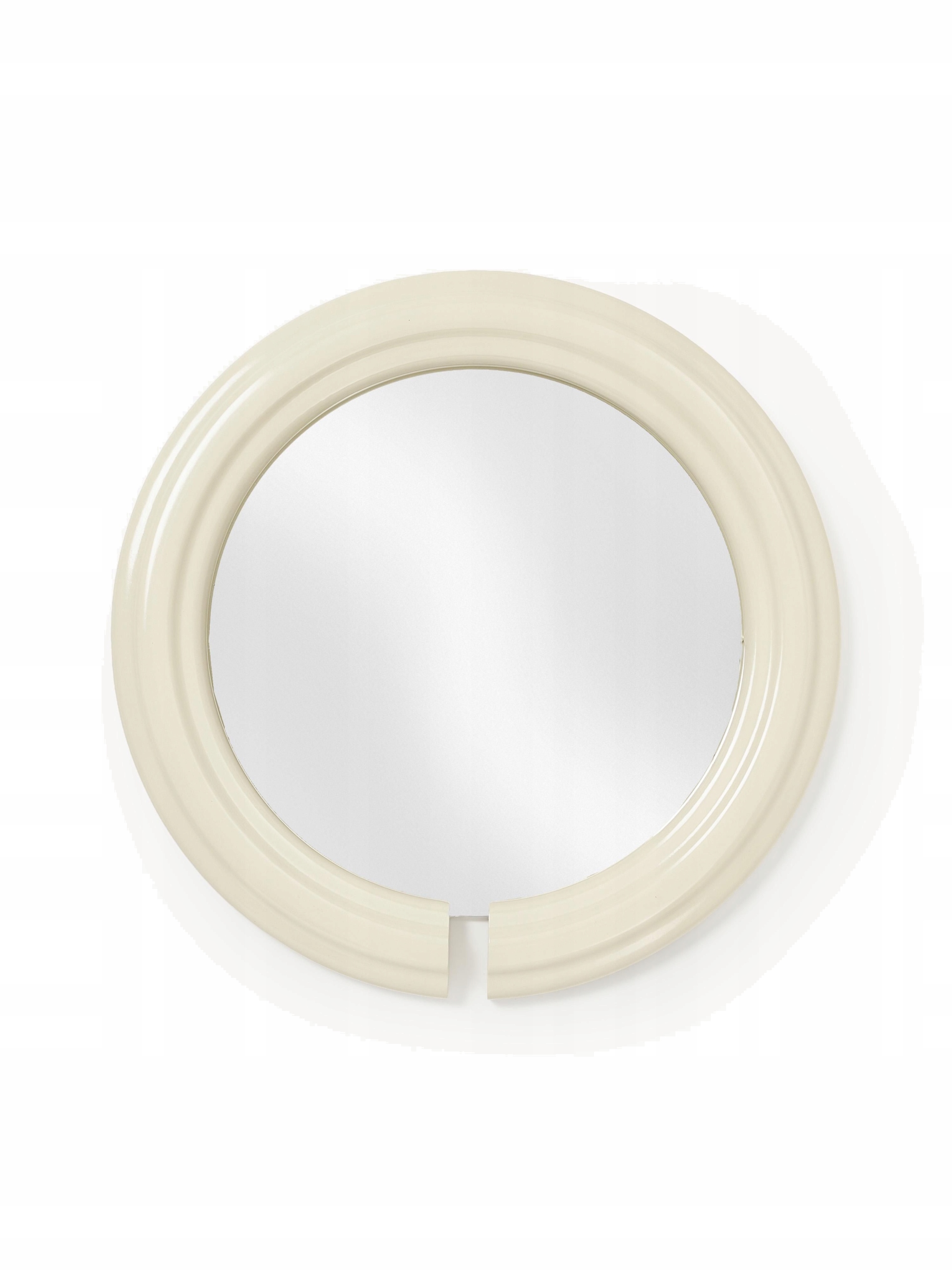 Lustro Ścienne Mael Retro Ø 75cm , cream