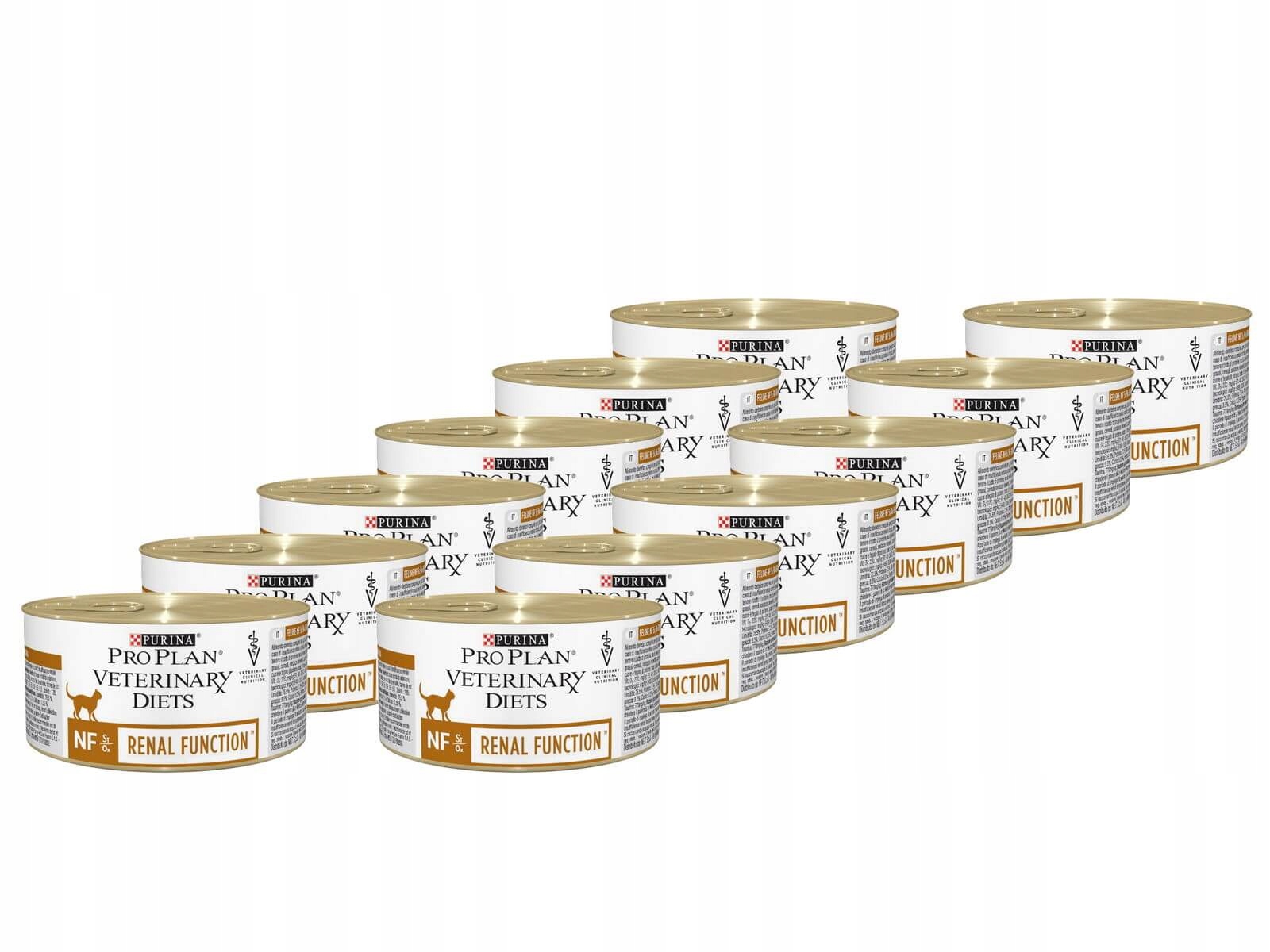 Levně Vlhké krmivo veterinární krmivo pro kočky na ledviny Purina Pro Plan VD Nf 12x195 g