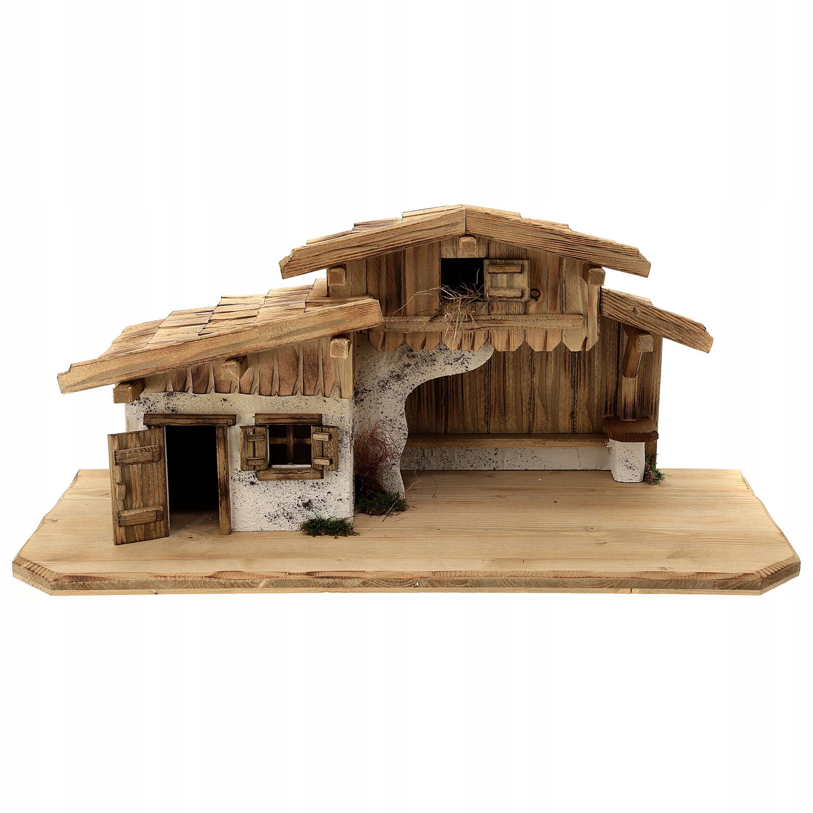 Vianočný Betlehem Stajňa Dekorácia 70x29x31 CM Na Figúrky 9-15 CM