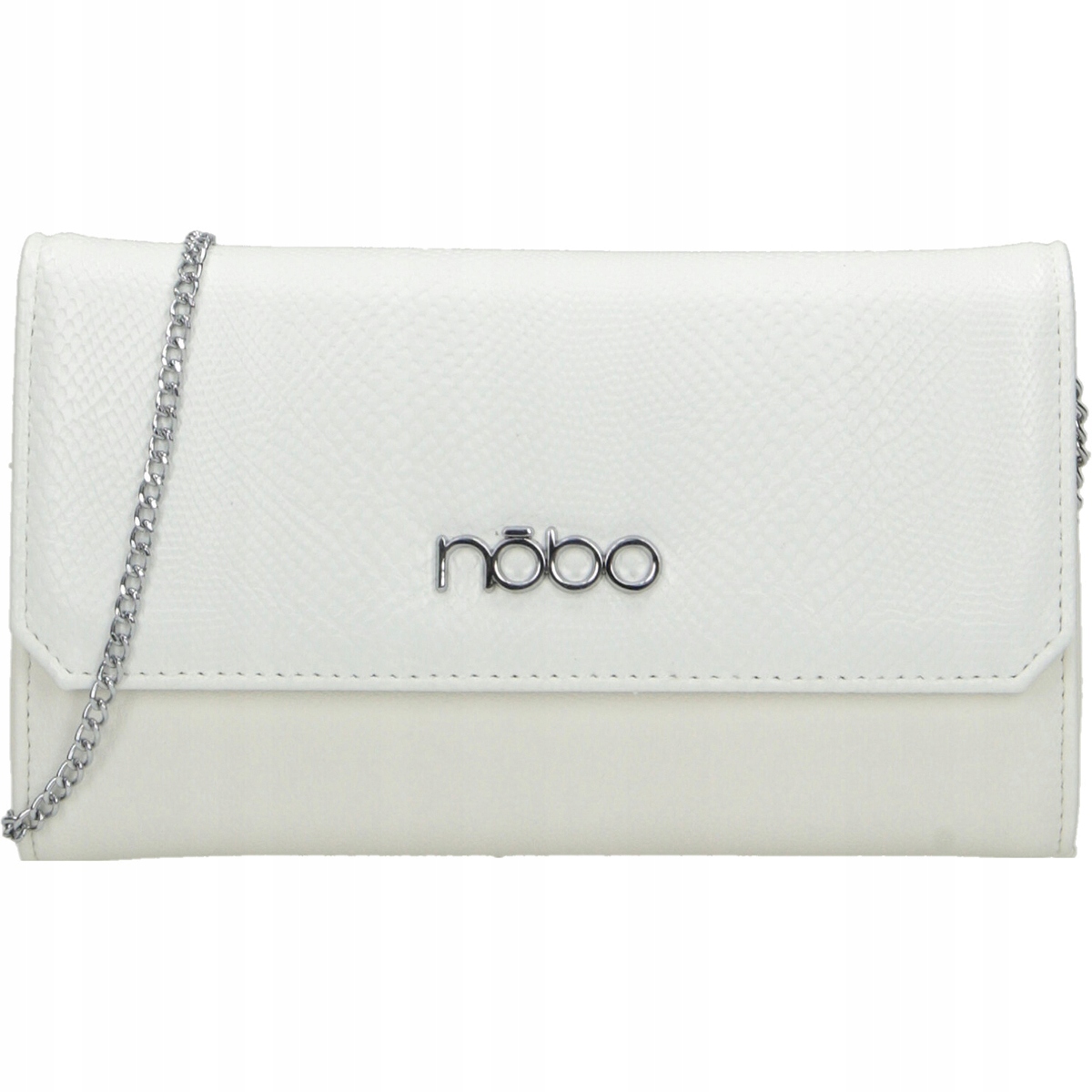 

Nobo mała biała damska torba portfel na łańcuszku