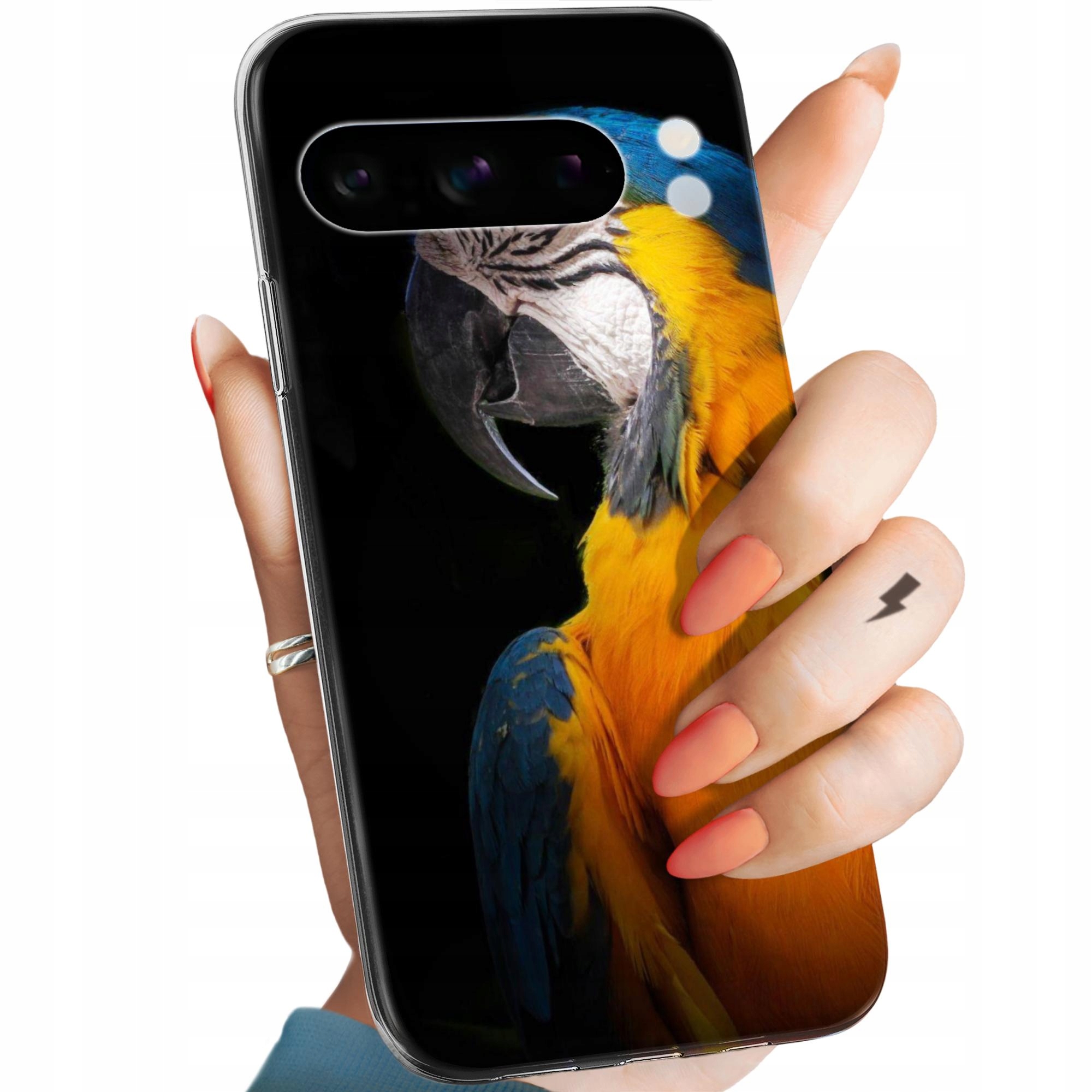 Etui Do Google Pixel 8 Pro Papuga Papużka Tukan Obudowa Pokrowiec