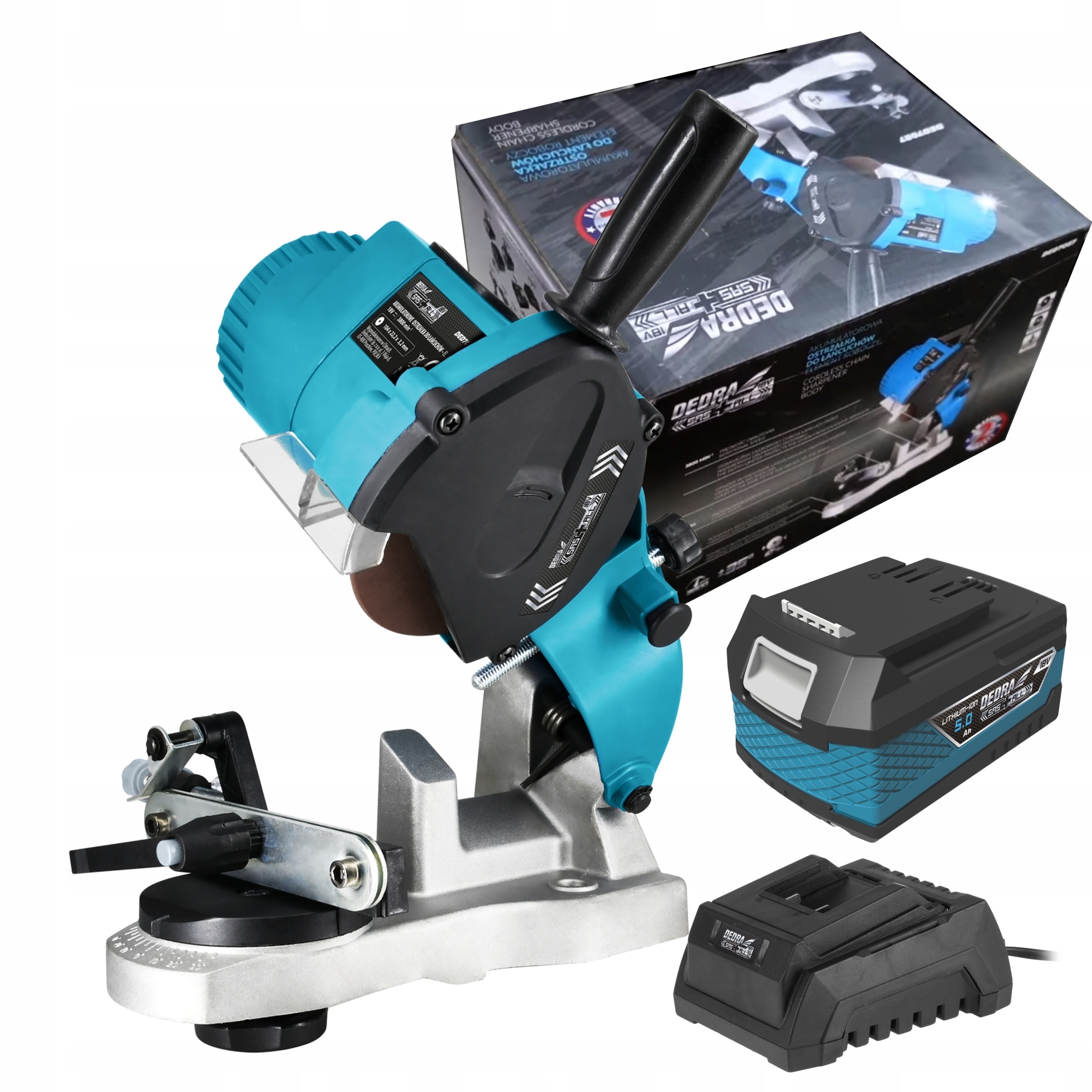 DEDRA OSTRZAŁKA DO ŁAŃCUCHÓW AKU 18V SAS+ALL +5Ah